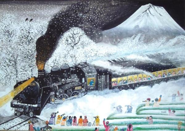 春雪大井川鉄道